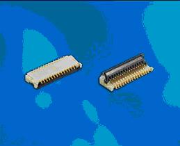 0.2毫米間距，0.9毫米高度FPC 零插入力連接器