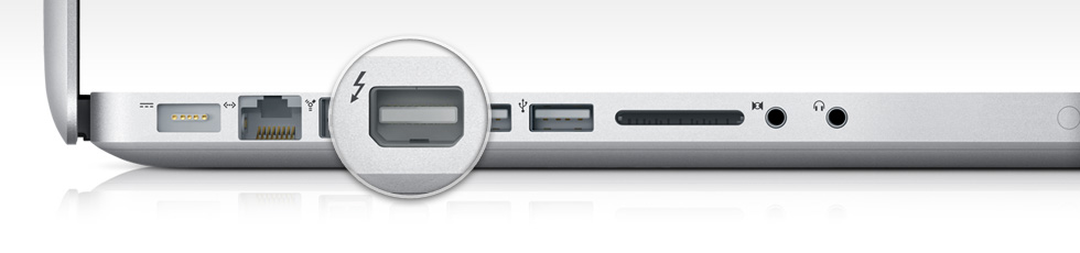 Thunderbolt現(xiàn)配備于全新 MacBook Air、MacBook Pro、iMac 和 Mac mini 之上
