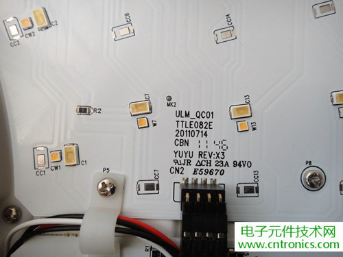 高端大氣上檔次！智能遙控調(diào)光LED吸頂燈拆解