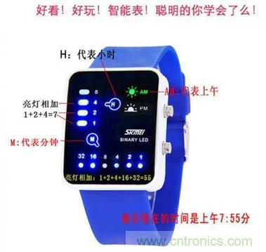 低調(diào)有內(nèi)涵！別人看不懂的LED電子表DIY