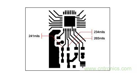 一個緊湊的PCB布局，寄生效應(yīng)會對電路產(chǎn)生影響。