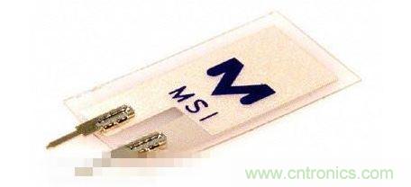 Measurement Specialties 的 MSP1006 壓電晶體。
