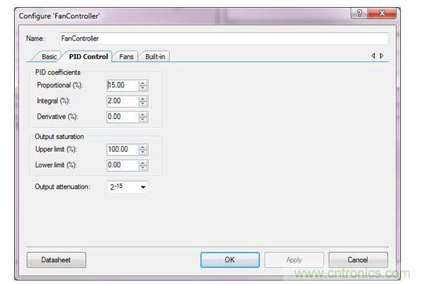 用于PSoC 3、PSoC 4與PSoC 5設(shè)計(jì)的PSoC Creator風(fēng)扇控制器設(shè)計(jì)向?qū)? width=