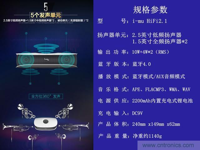 創(chuàng)意無限，品味好聲音！幻響小貝HIFI 2.1震撼來襲
