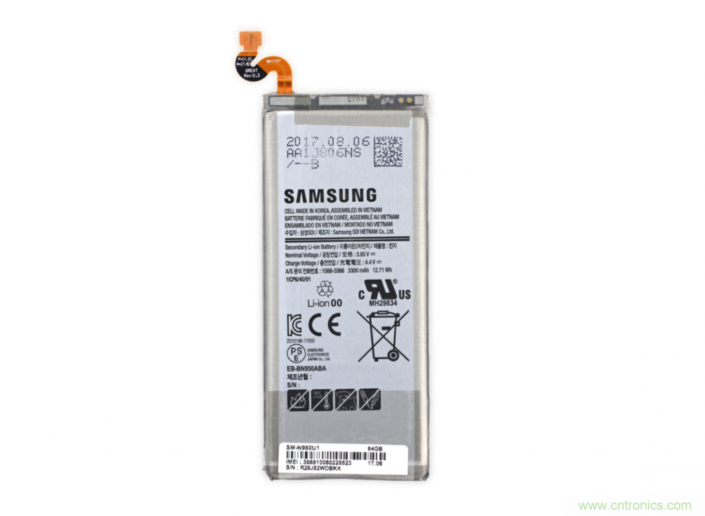 三星Note 8拆解，模塊化+分離式設(shè)計(jì)成趨勢(shì)？
