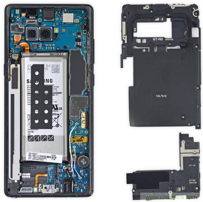 三星Note 8拆解，模塊化+分離式設(shè)計(jì)成趨勢(shì)？