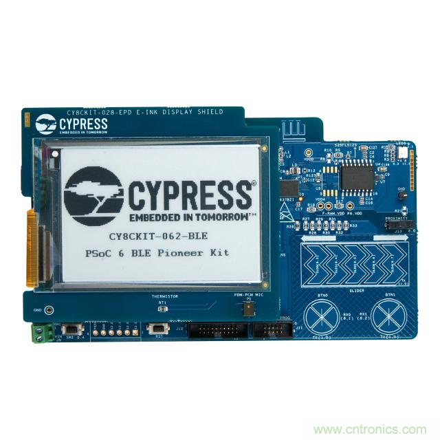 Cypress Semiconductor PSoC 6 BLE Pioneer 套件現(xiàn)已入庫(kù) Digi-Key；客戶(hù)預(yù)訂訂單陸續(xù)發(fā)貨中