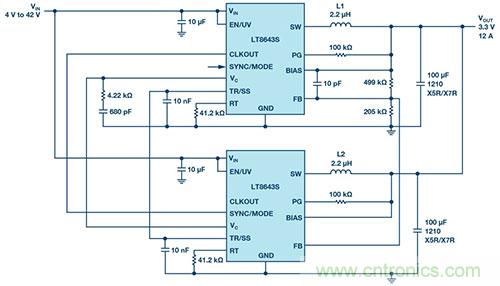 42 V、6 A（峰值7 A）、超低EMI輻射、高效率降壓型穩(wěn)壓器