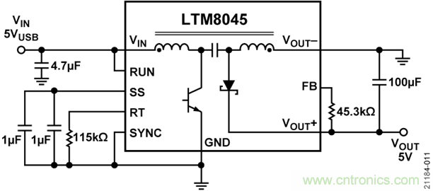 USB供電、915MHz ISM無線電頻段、具有過溫管理功能的1W功率放大器