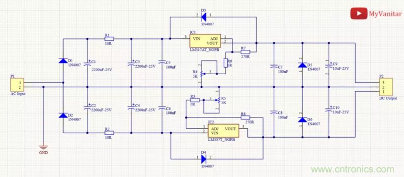 怎樣構(gòu)建可調(diào)線性AC-DC電源供用戶自由調(diào)節(jié)？