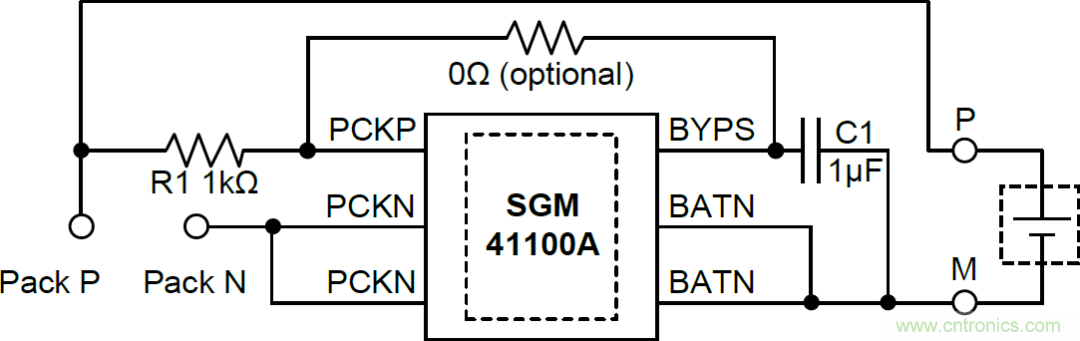 小封裝、微功耗小微電池保護(hù)器SGM41100A