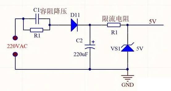 220V直接串聯(lián)電阻降壓5V能給手機(jī)充電嗎？
