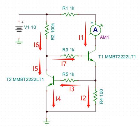 2個(gè)NPN三極管組成的恒流電路，如何工作？