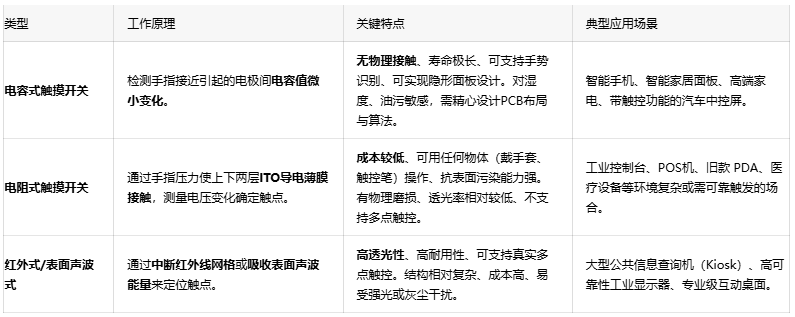 深度剖析觸摸開關(guān)的工作原理與設(shè)計(jì)優(yōu)勢(shì)
